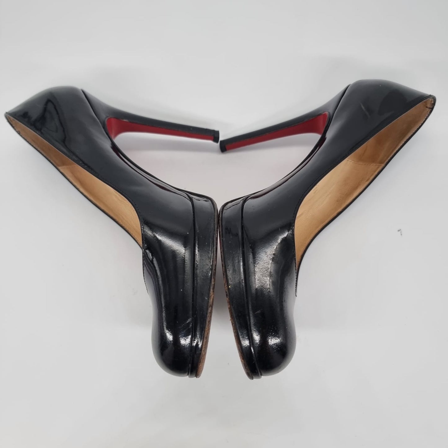 Christian Louboutin Heels Black Patent Size 37/24