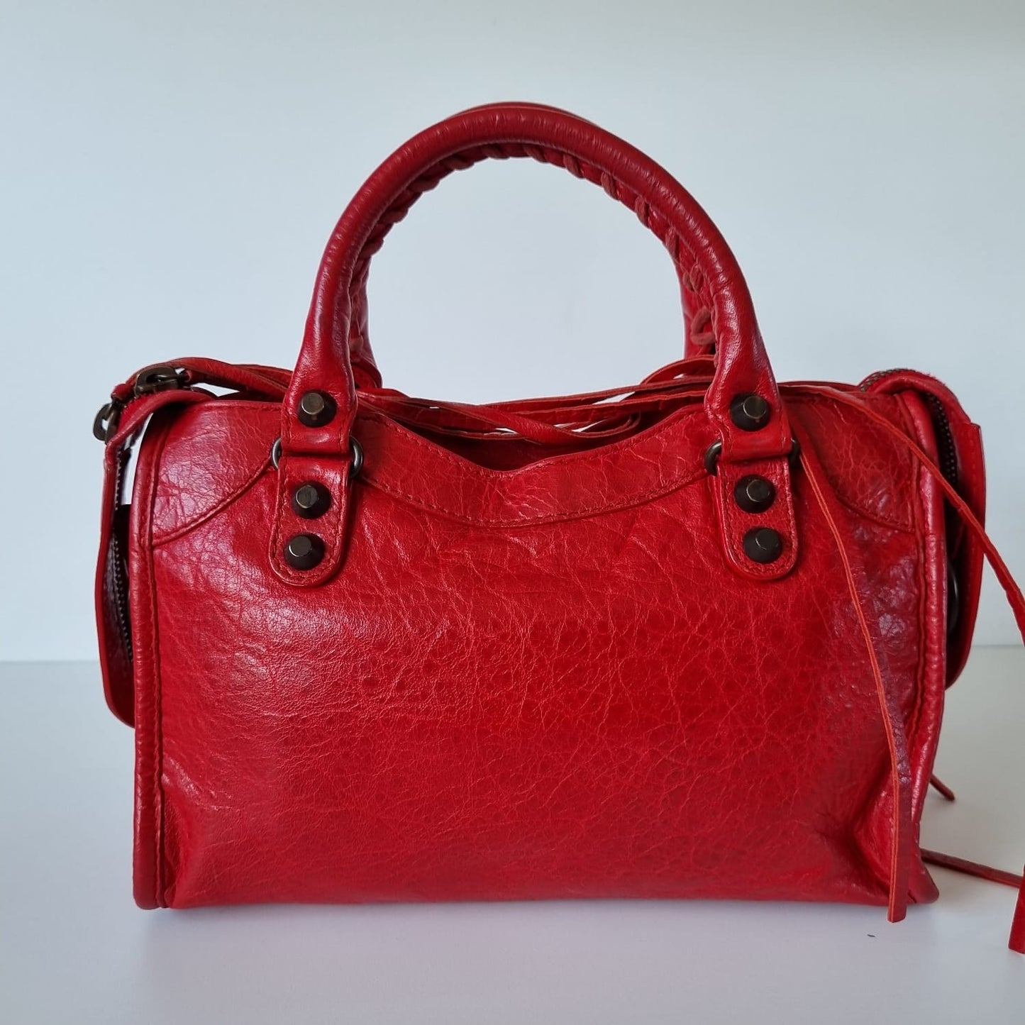 Balenciaga Mini City Red RHW #I 2013