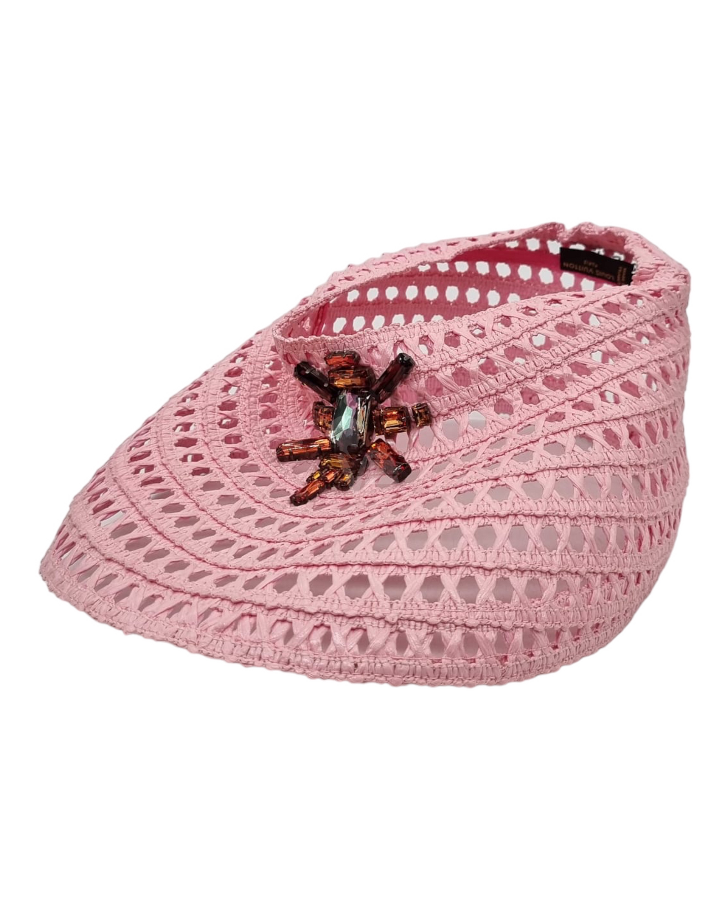 Louis Vuitton Rattan Hat Pink