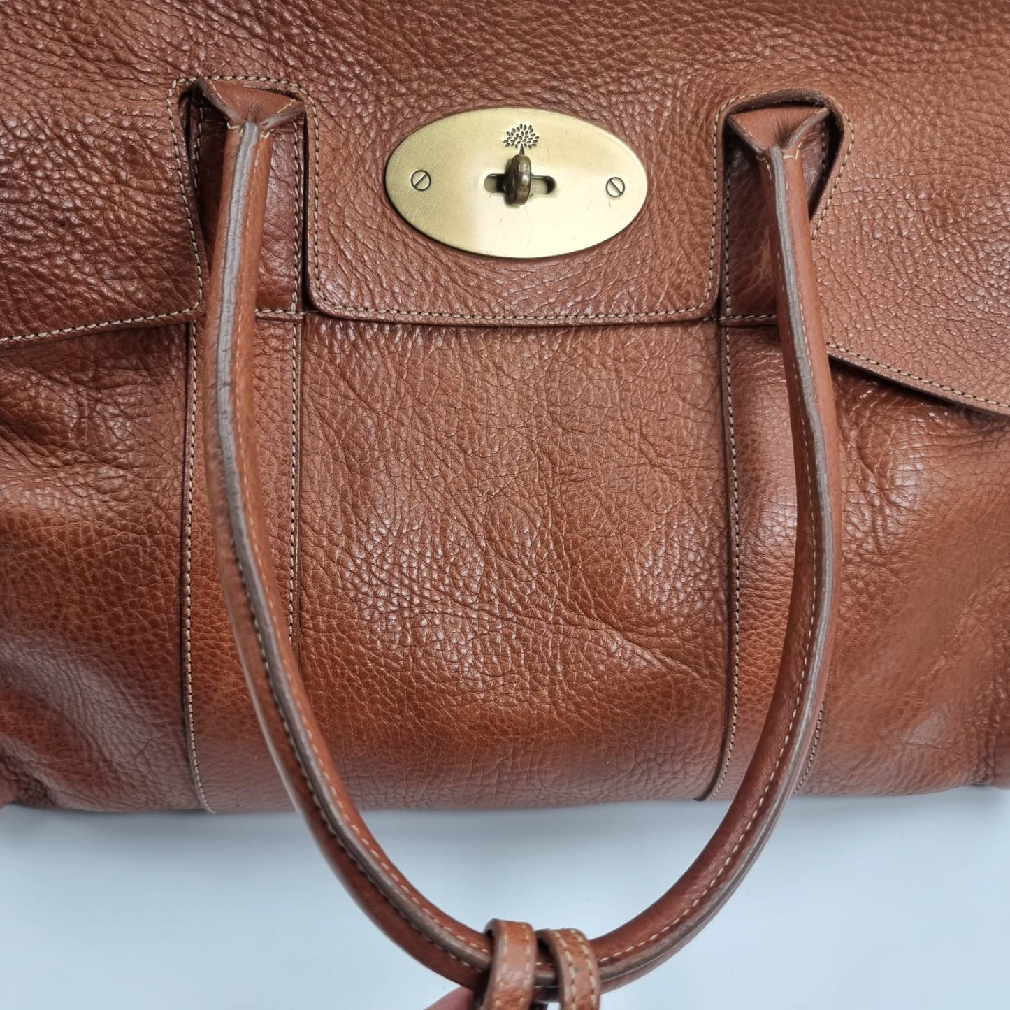 Mulberry Bayswater Bag Brown Size 36x12x25