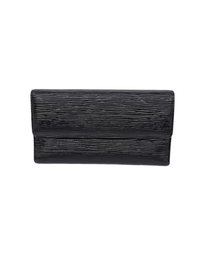 Louis Vuitton Epi Black Long Wallet tahun 2022 size 19x11