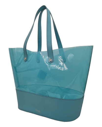 Lipault PVC Shopper Bag Powder Blue Size 33x16x31