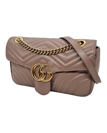 Gucci GG Marmont Small Nude size 24x7x17