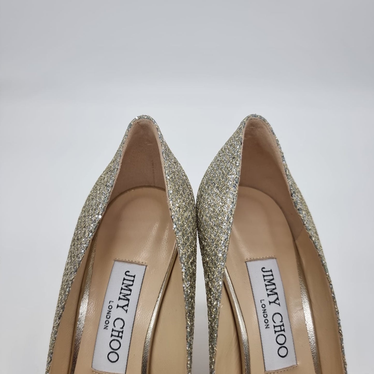 Jimmy Choo romy carry Over Glitter Size 38/25