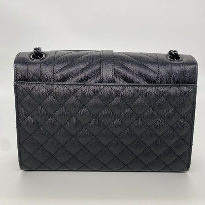 Yves Saint Laurent Envelope Medium So Black 2016 Size 24x4x14