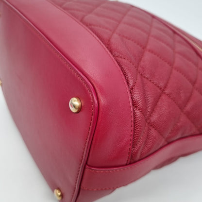 Chanel Hobo Shoulder Bag Red #26