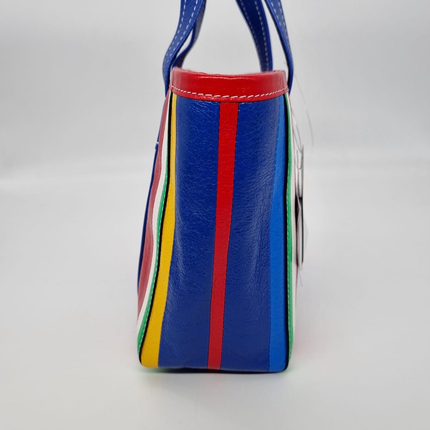 Balenciaga Barbes East West Stripped Small Tote Multicolor 2023