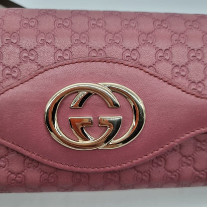 Gucci Guccsima Leather Sukey Continental Wallet 2013 19x9