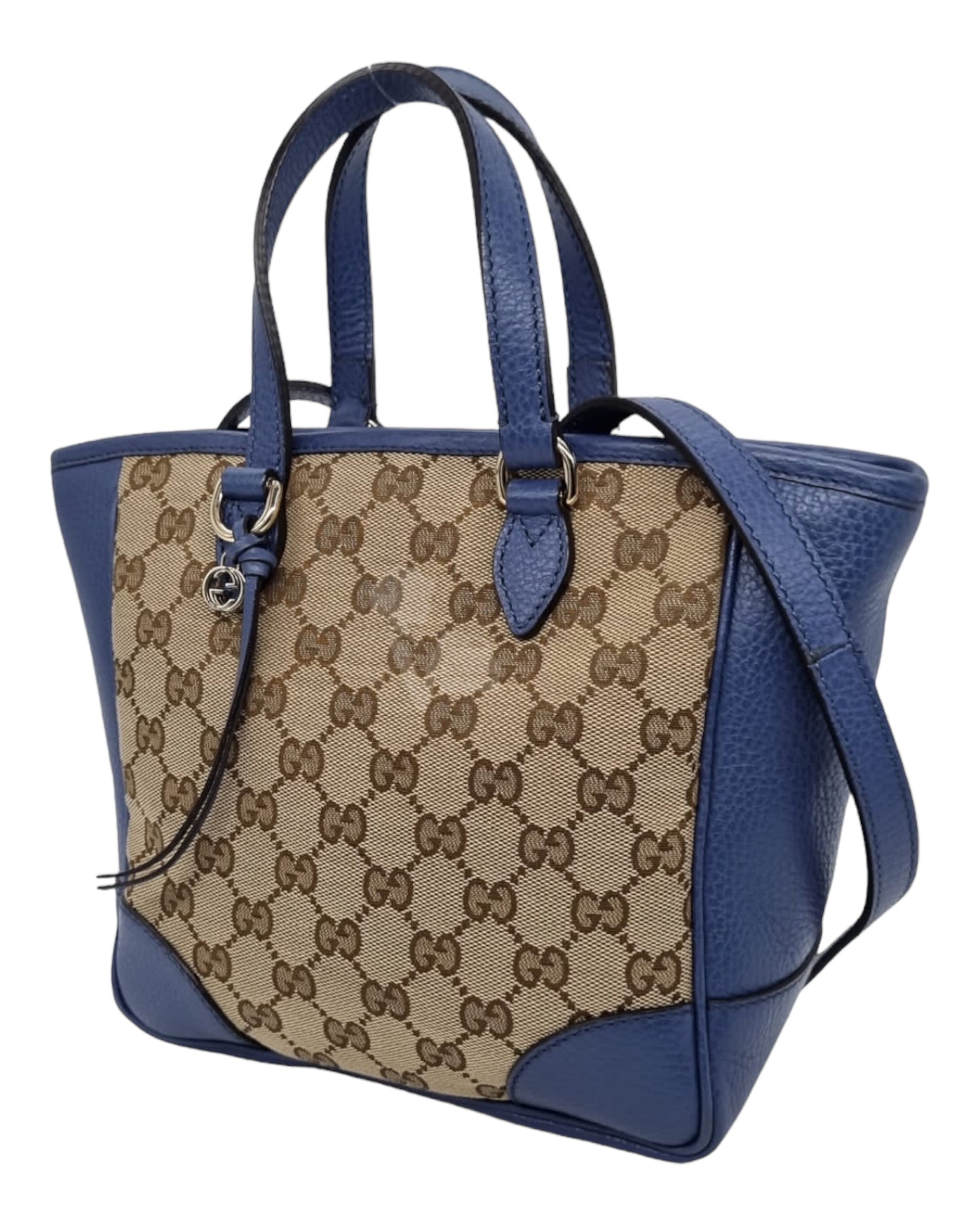 Gucci Bree GG Brown Blue Size 28x20