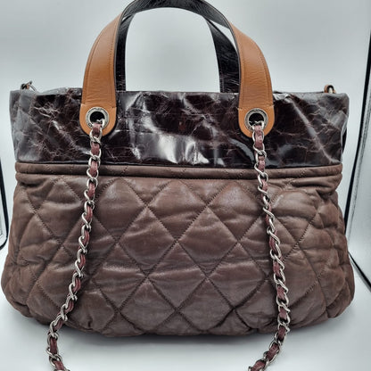 Chanel In The Mix Brown Leather Size 43x19x29 #13