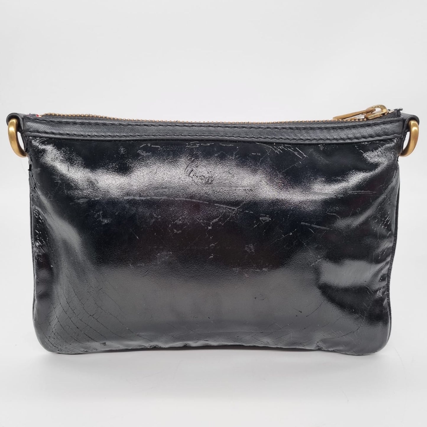 Marc Jacob Black Leather Clutch size 24x16