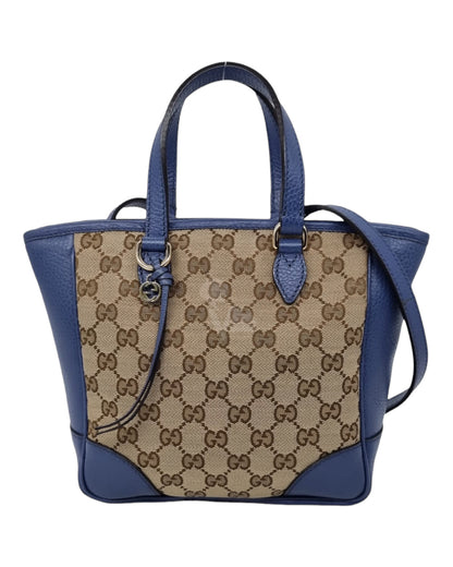 Gucci Bree GG Brown Blue Size 28x20