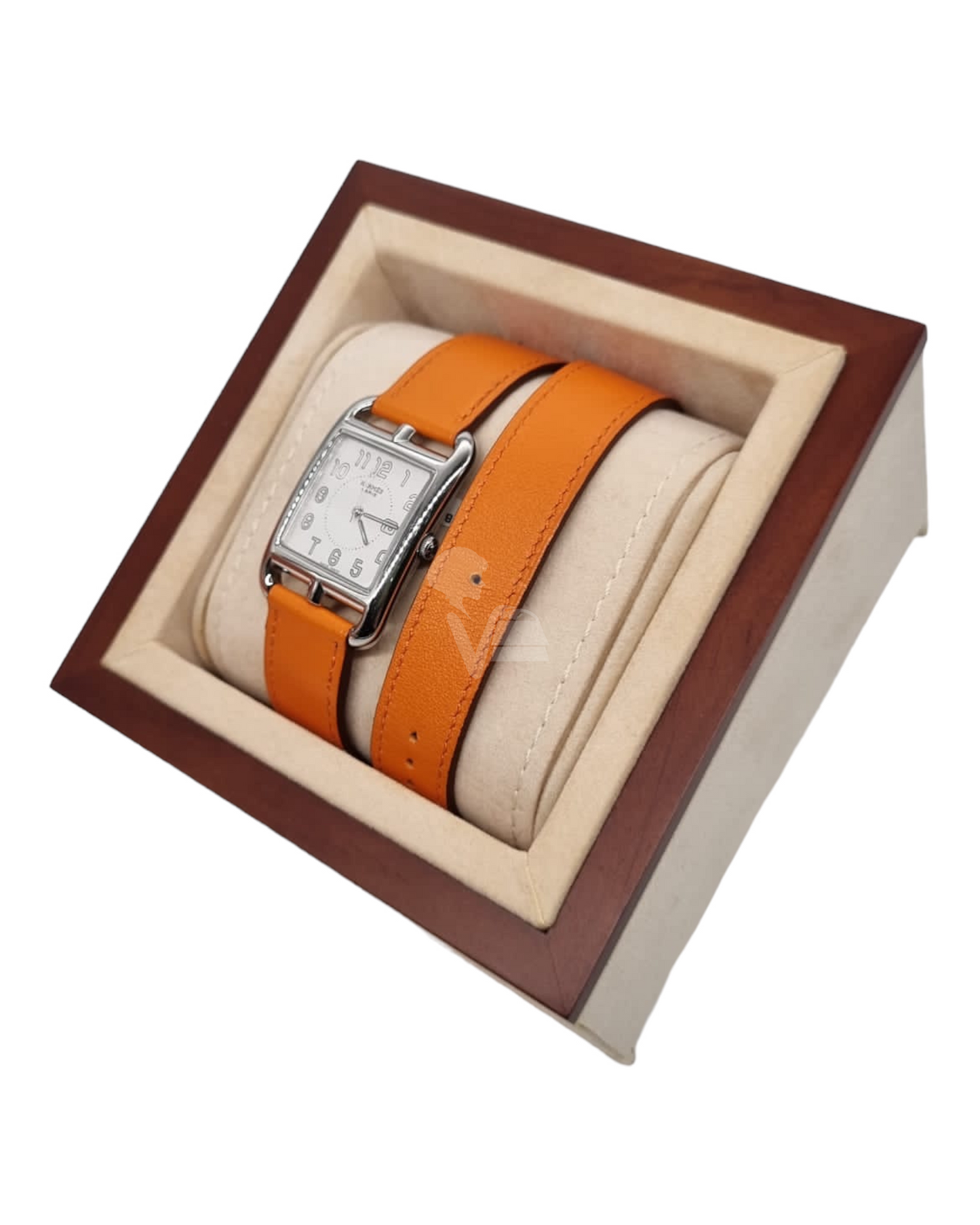 Hermes Cape Cod Watch Small Orange 31mm #N 2010