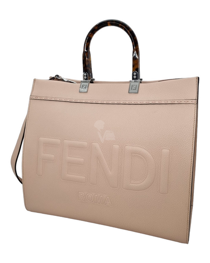 Fendi Sunshine Medium Light Rose Pallad 2022 Size 30x14x35