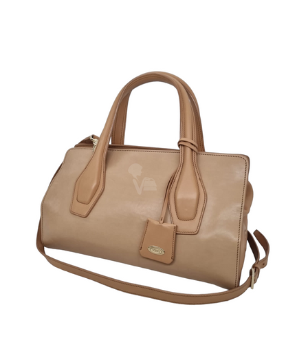 Tod's Shoulder Bag Beige Size 31x16x20