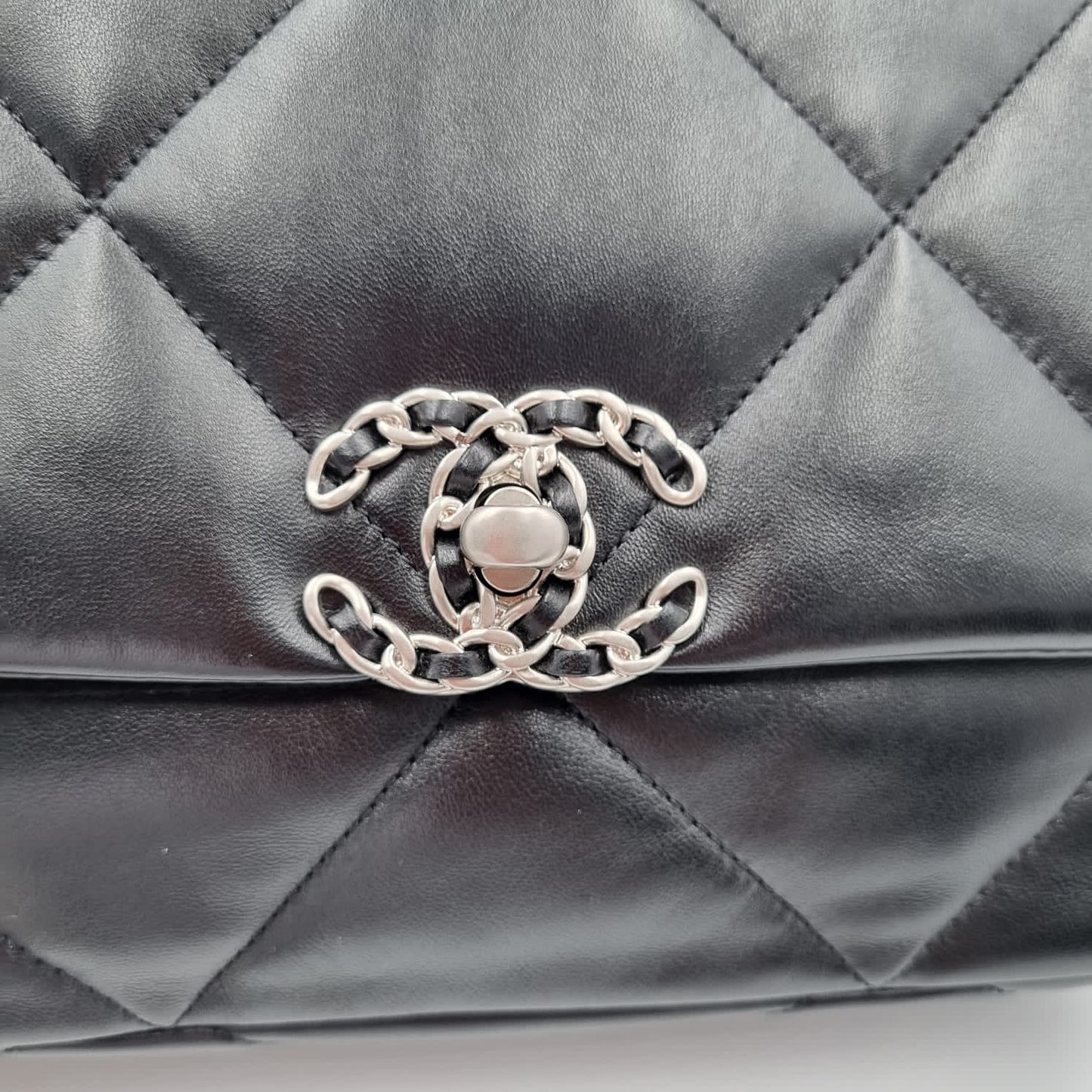 Chanel C19 Black Lambskin CHIP 2021