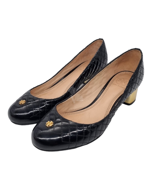 Tory Burch Patent Pump Black Insole 24.5