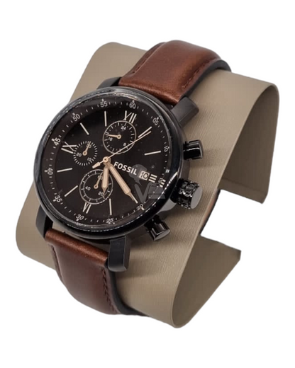 Fossil Man Watch Brown 40mm