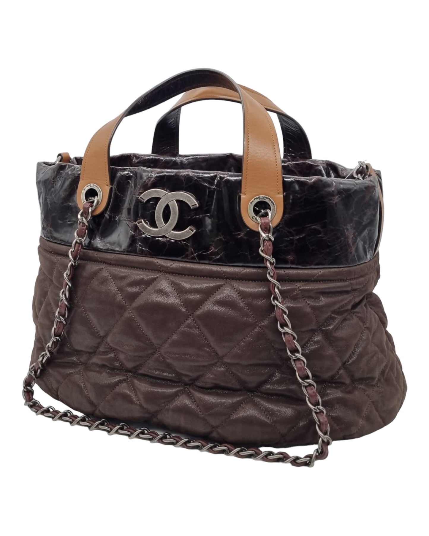 Chanel In The Mix Brown Leather Size 43x19x29 #13