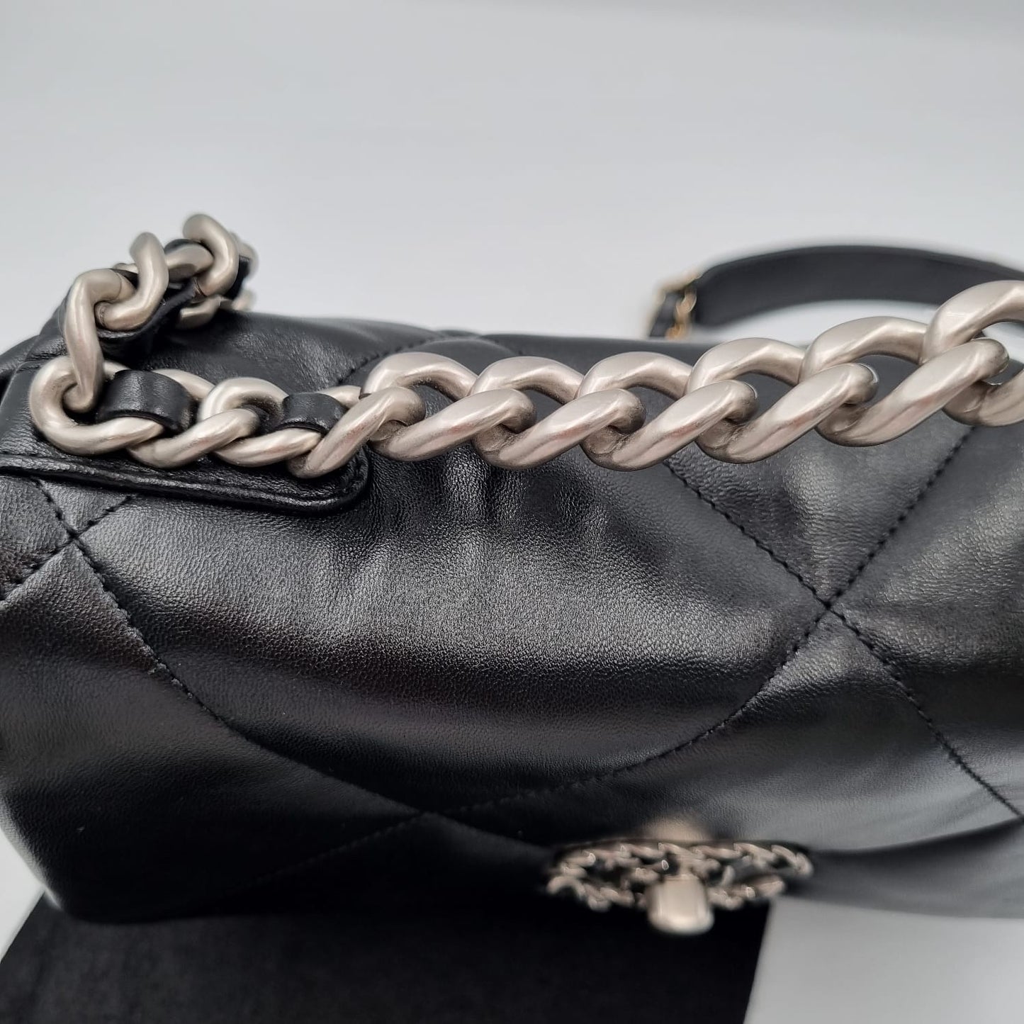 Chanel C19 Black Lambskin CHIP 2021