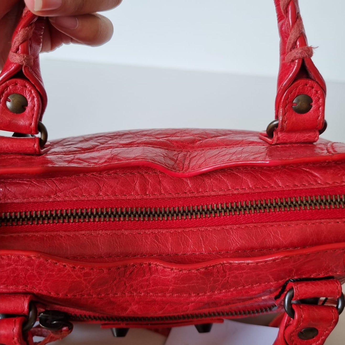 Balenciaga Mini City Red RHW #I 2013