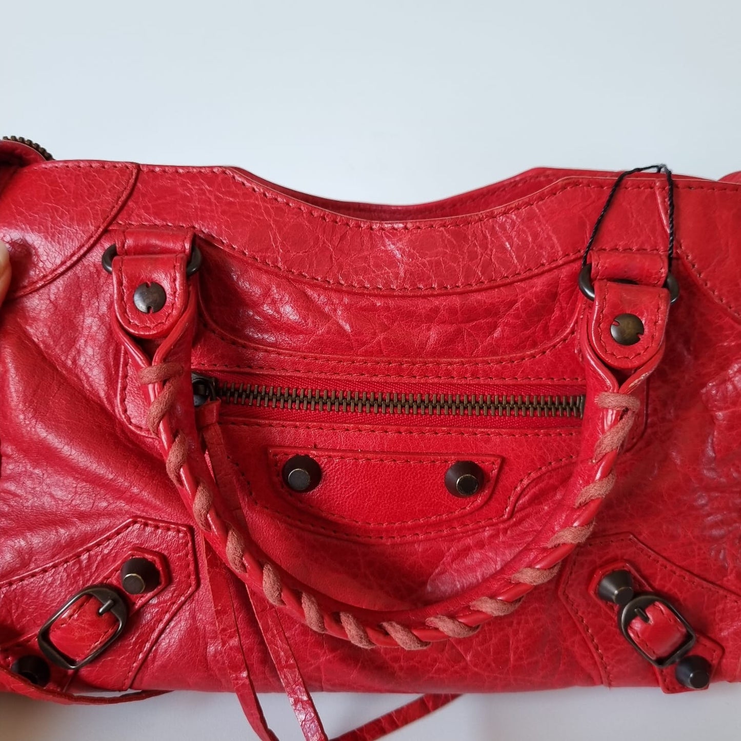 Balenciaga Mini City Red RHW #I 2013