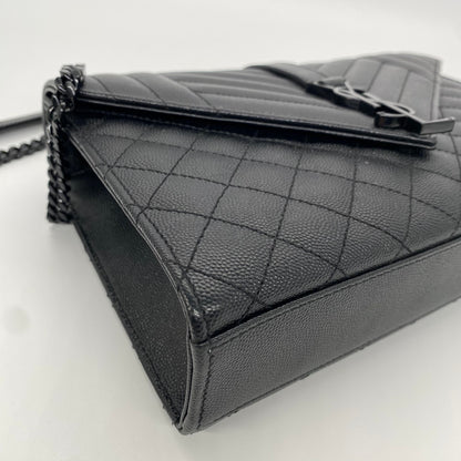 Yves Saint Laurent Envelope Medium So Black 2016 Size 24x4x14