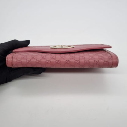 Gucci Guccsima Leather Sukey Continental Wallet 2013 19x9