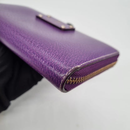 Kate Spade Long Zip Wallet Purple Size 20x11