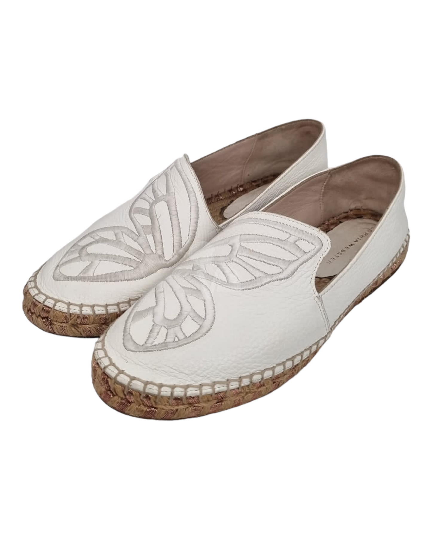 Sophia Webster Butterly Espadrille White Size 39/25