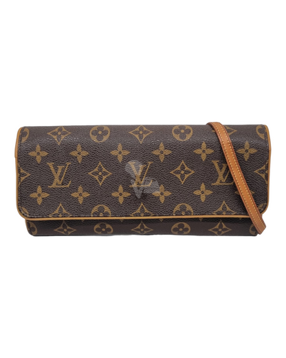 Louis Vuitton Pochette Monogram Twin GM 2001 Size 24x13