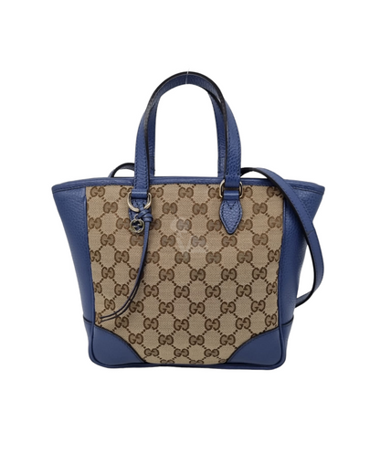 Gucci Bree GG Brown Blue Size 28x20