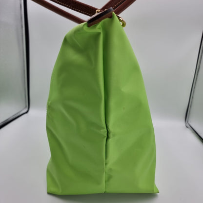 Longchamp Le Pliage Green Long Handle size 30x19x30