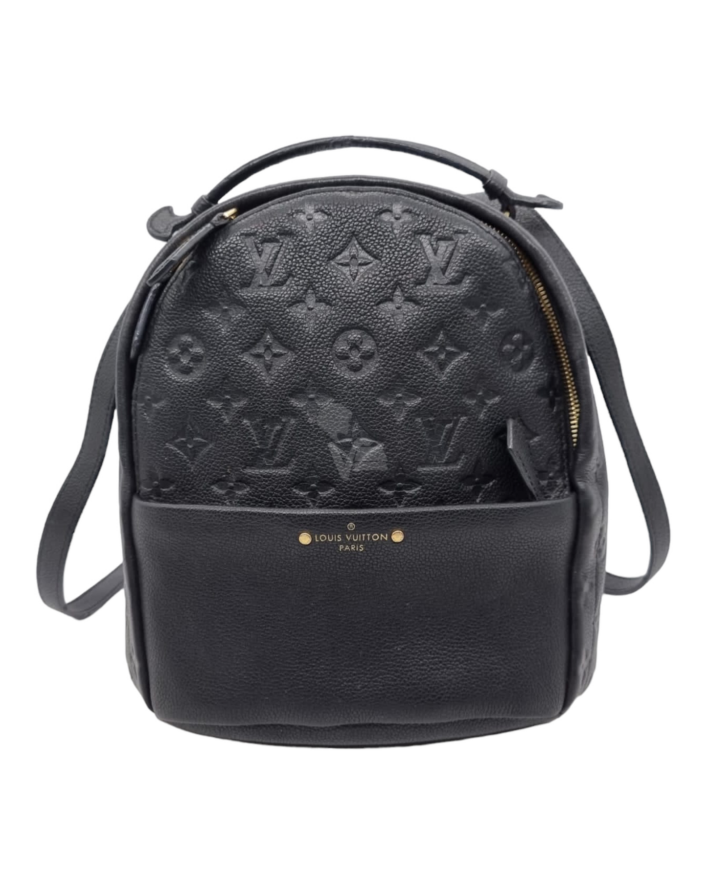 Louis Vuitton Sorbonne Backpack Monogram Empeinte Black 2017 Size 24x13x25