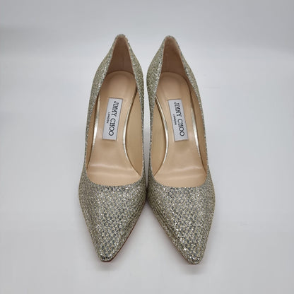 Jimmy Choo romy carry Over Glitter Size 38/25