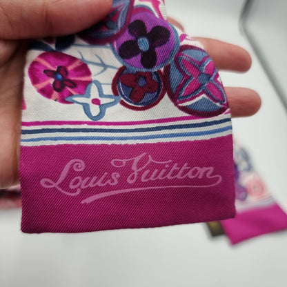 Louis Vuitton Twilly Purple Flower