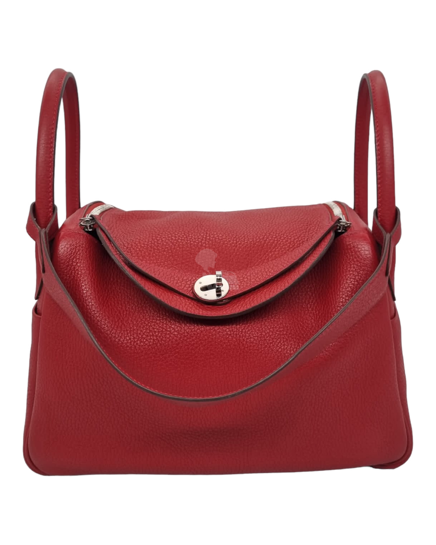 Hermes Lindy 30 Rouge Clemence PHW #X 2016 Size 30x15x20