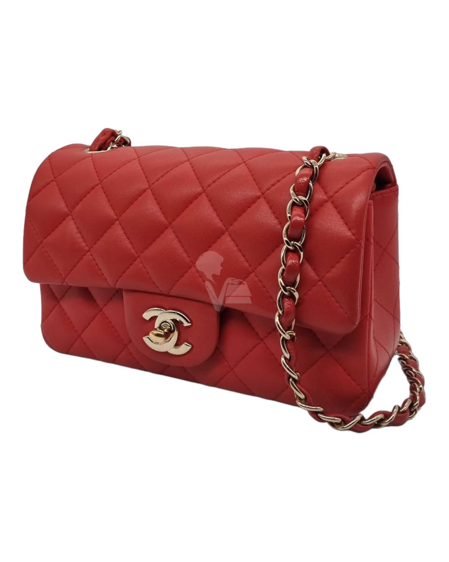 Chanel Mini Rectangular Coral #23 Size 20x6x13