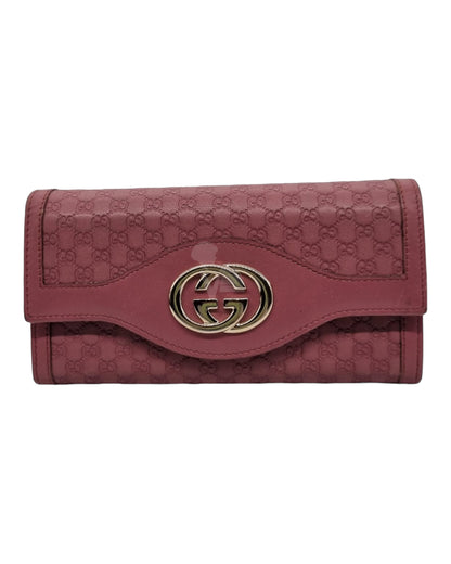 Gucci Guccsima Leather Sukey Continental Wallet 2013 19x9