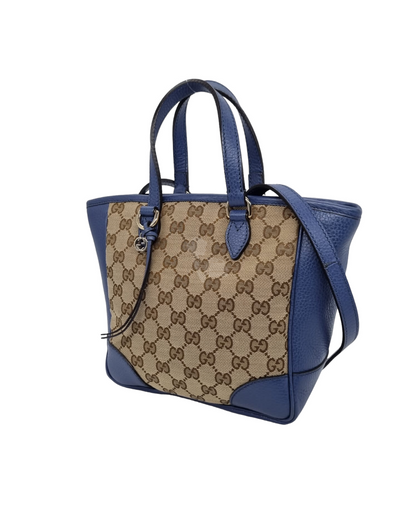 Gucci Bree GG Brown Blue Size 28x20