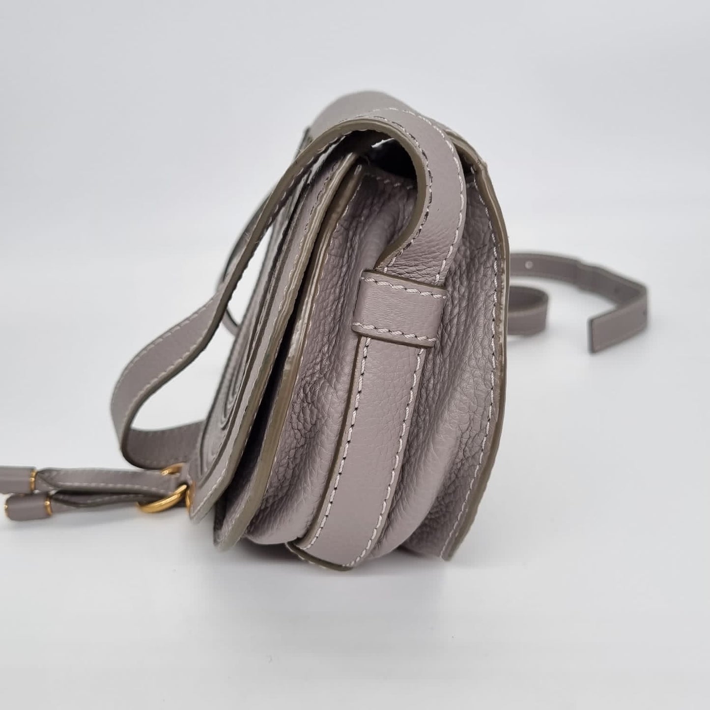 Chloe Marcie Small Crossbody Bag Grey Size 18x8x17 PS.137