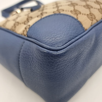 Gucci Bree GG Brown Blue Size 28x20