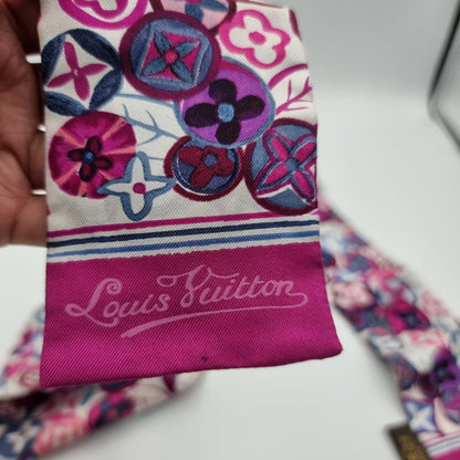 Louis Vuitton Twilly Purple Flower