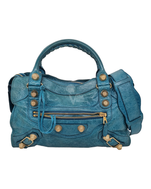 Balenciaga Giant Turquois Size 37x9x25