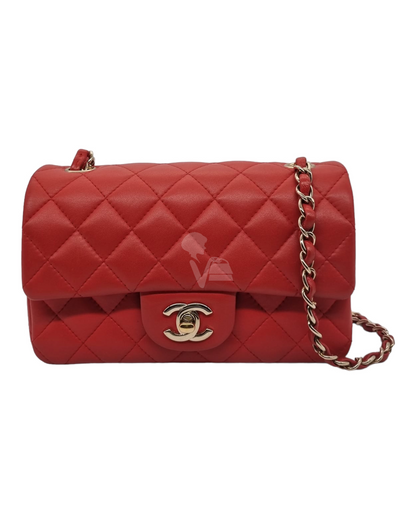 Chanel Mini Rectangular Coral #23 Size 20x6x13