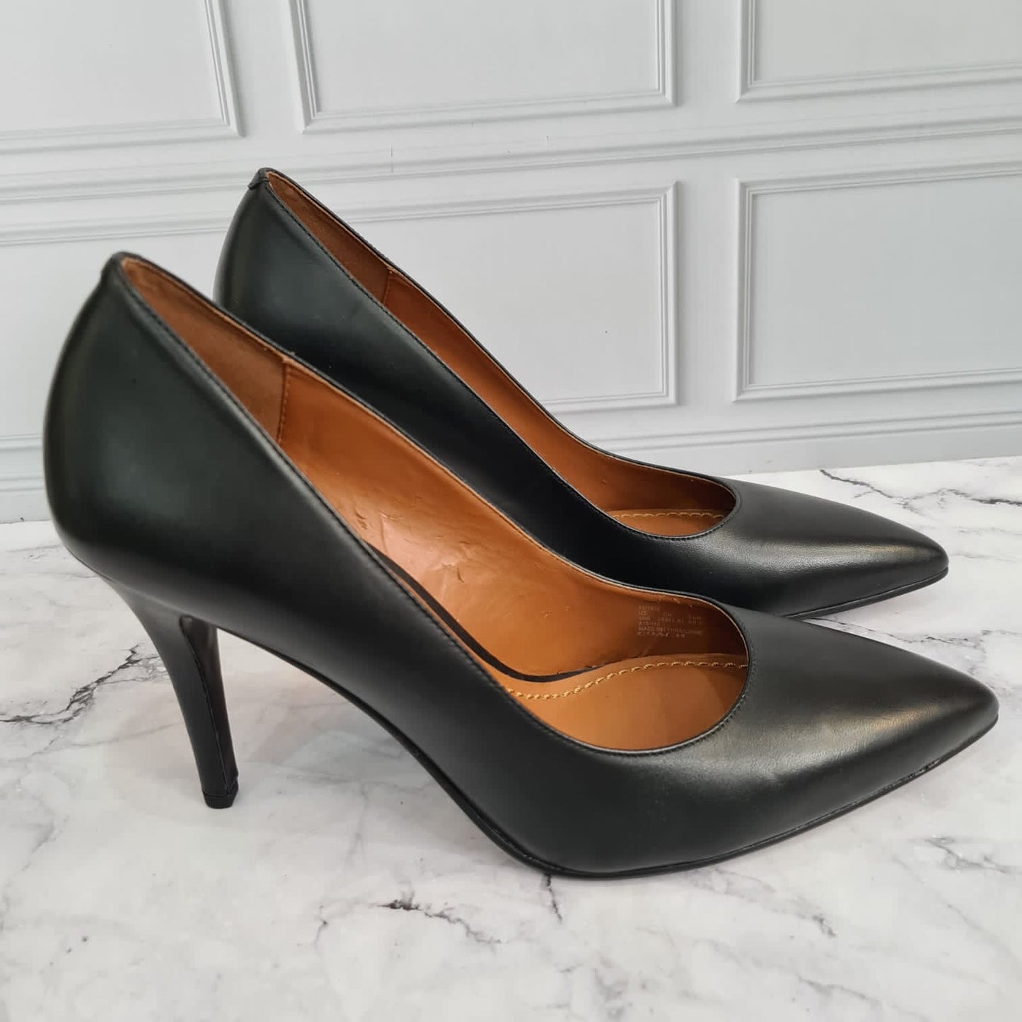 Coach Heels Black Size 10/27