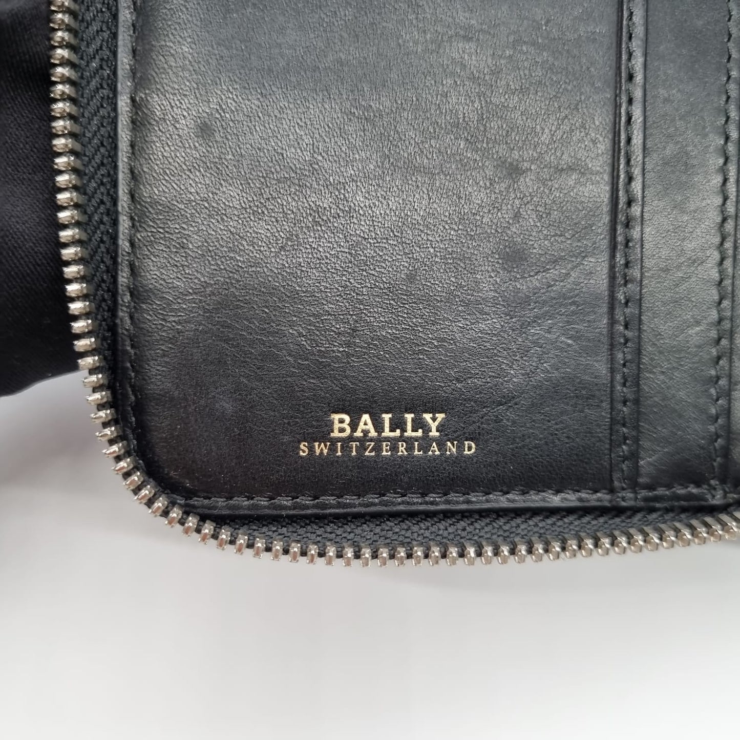 Bally Tasyo Zip Around Wallet Black Size 18x10