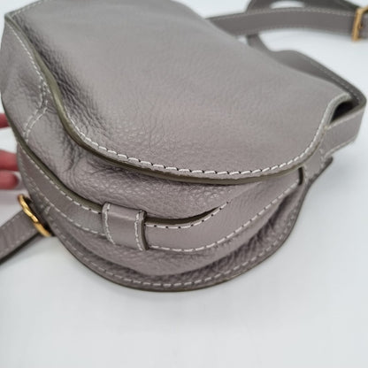 Chloe Marcie Small Crossbody Bag Grey Size 18x8x17 PS.137