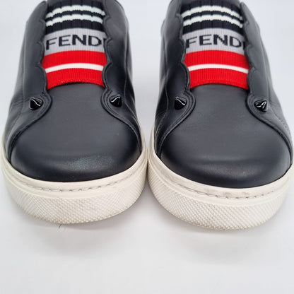 Fendi Sneakers Mix Baino Lamin Fil Nero Size 38/24,5