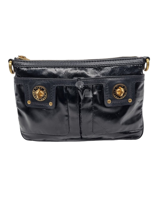 Marc Jacob Black Leather Clutch size 24x16